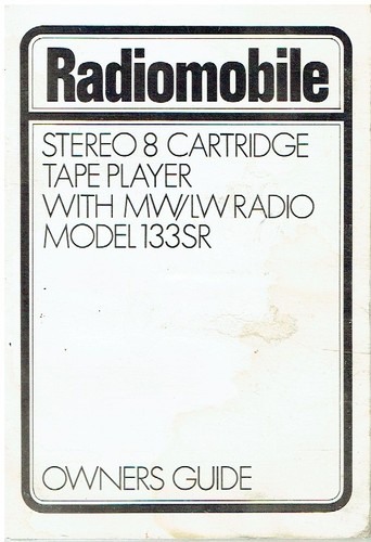 Radiomobile model 133sr lw - radiomobile, mw/lw