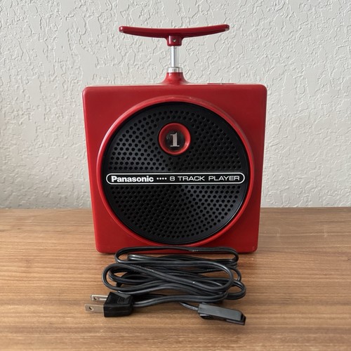 Red panasonic track player - panasonic,